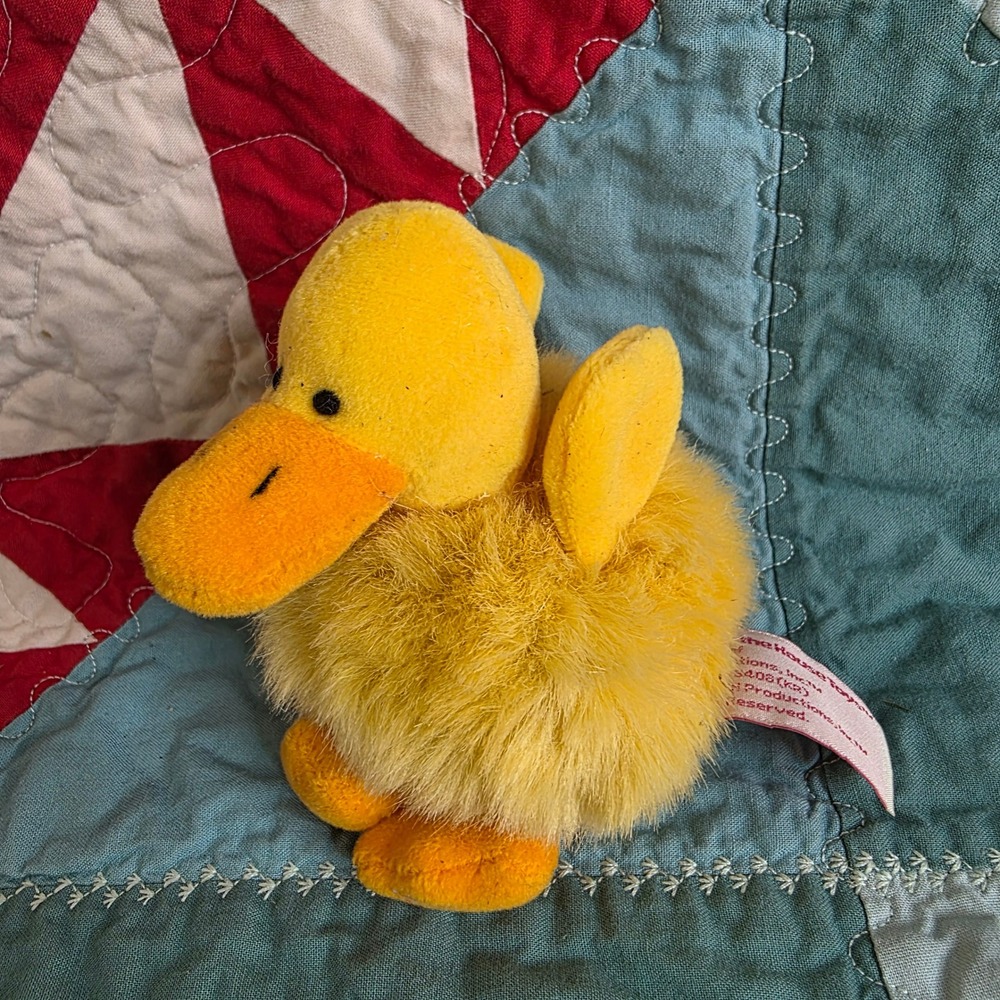 Mouse in the House Toys Yellow Duck Plush 2002‎ MITH Productions 5 Inch
